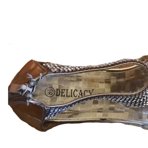 Rose Gold Diamond Heels - Picture 3 of 3